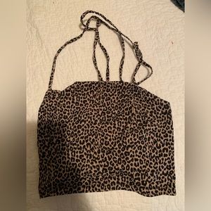 Leapord print corset top